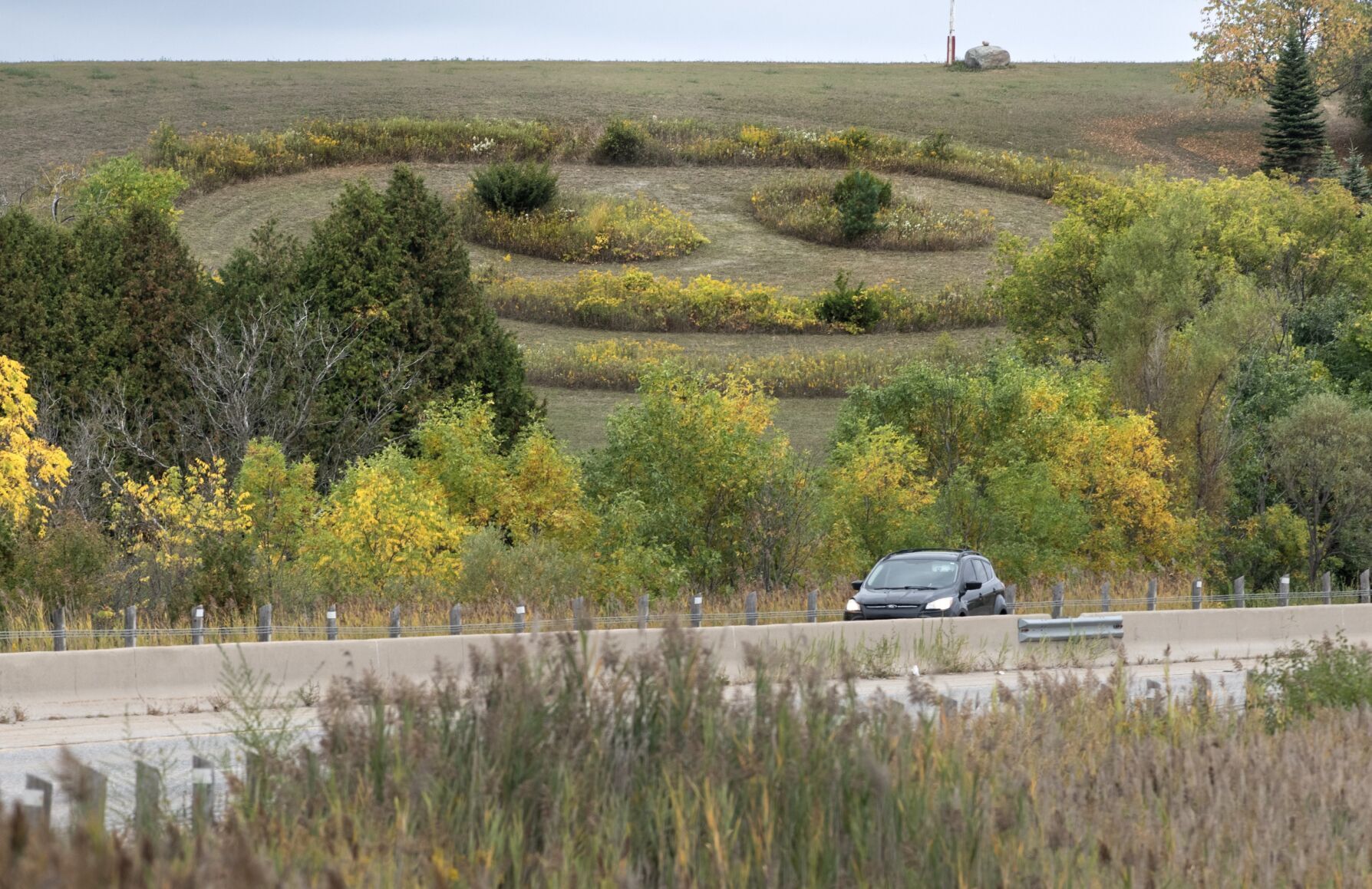 Smiley face hill